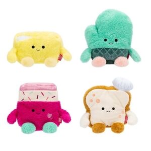 BakerBumz 7.5-inch Plush Assorted, 4-pack